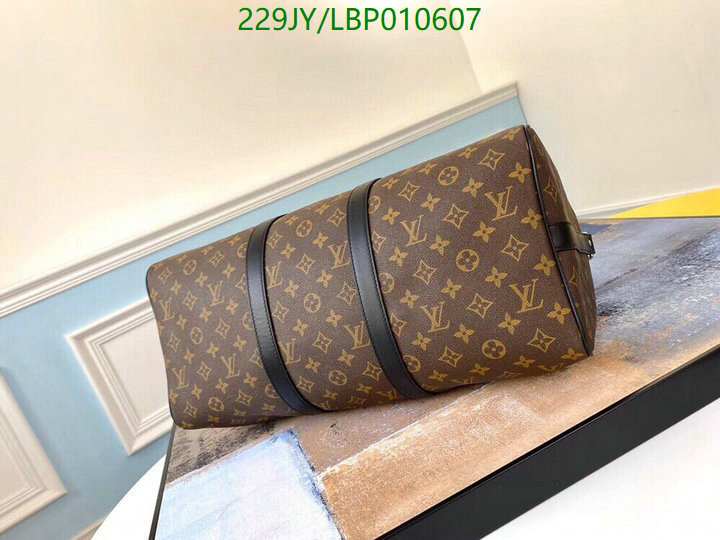 LV Bags-(Mirror)-Keepall BandouliRe 45-50-,Code: LBP010607,