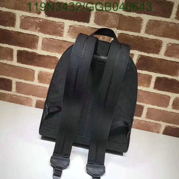 Gucci Bag-(Mirror)-Backpack-,Code:GGB040643,$:119USD