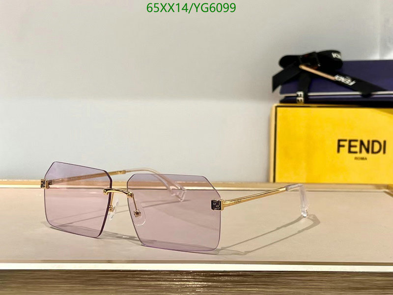 Glasses-Fendi, Code: YG6099,$: 65USD