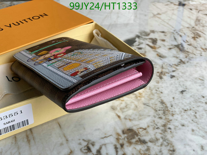 LV Bags-(Mirror)-Wallet-,Code: HT1333,$: 99USD