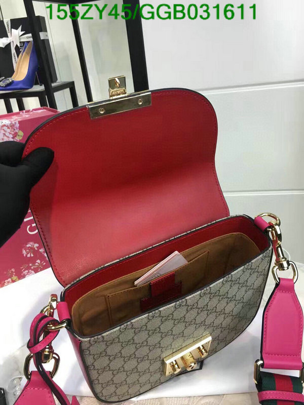 Gucci Bag-(Mirror)-Padlock,Code: GGB031611,$: 155USD