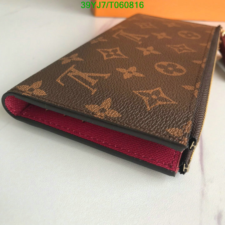 LV Bags-(4A)-Wallet-,Code: T060816,$: 39USD