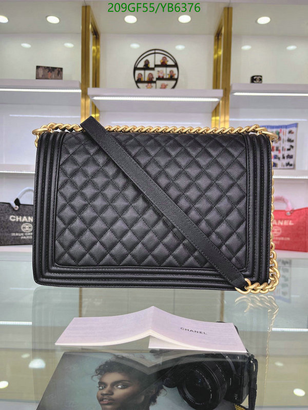 Chanel Bags -(Mirror)-Le Boy,Code: YB6376,$: 209USD