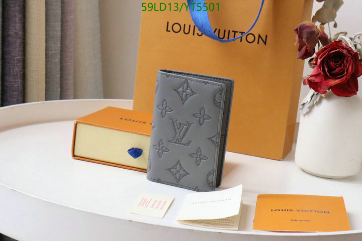 LV Bags-(Mirror)-Wallet-,Code: YT5501,$: 59USD