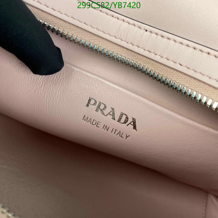 Prada Bag-(Mirror)-Handbag-,Code: YB7420,$: 299USD