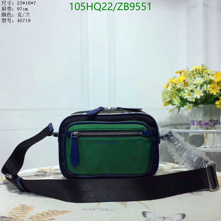 Burberry Bag-(4A)-Diagonal-,Code: ZB9551,$: 105USD
