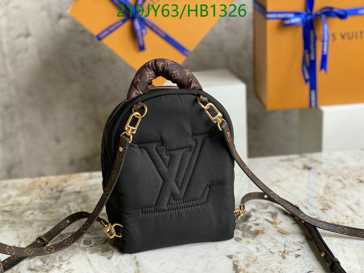 LV Bags-(Mirror)-Backpack-,Code: HB1326,$: 219USD