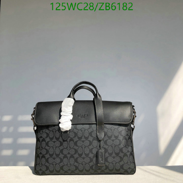 Coach Bag-(4A)-Handbag-,Code: ZB6182,$: 125USD