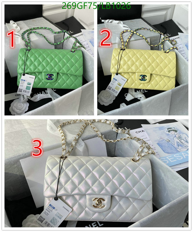 Chanel Bags -(Mirror)-Diagonal-,Code: LB1026,$: 269USD