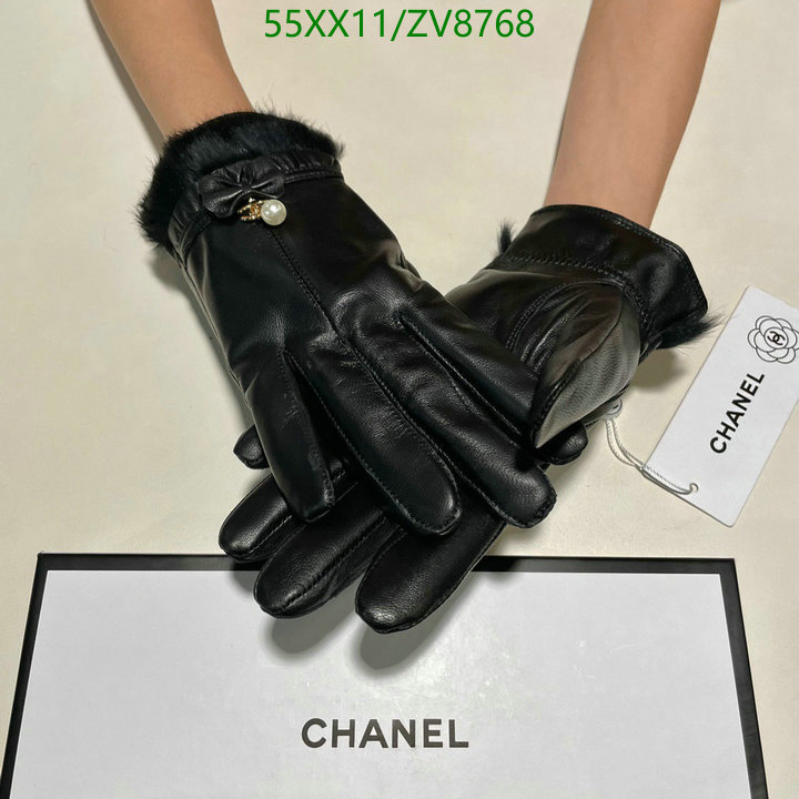 Gloves-Chanel, Code: ZV8768,$: 55USD