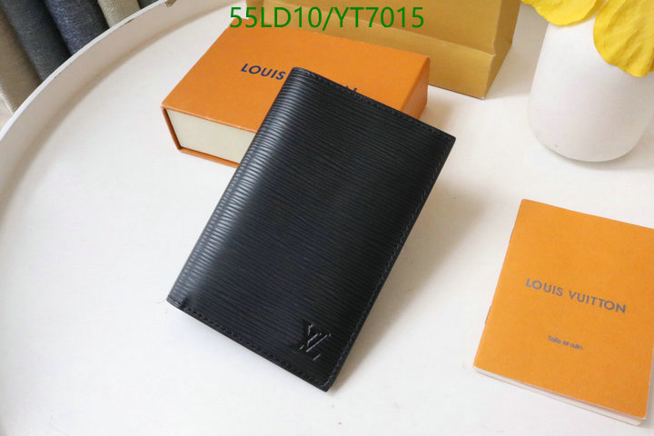 LV Bags-(Mirror)-Wallet-,Code: YT7015,$: 55USD