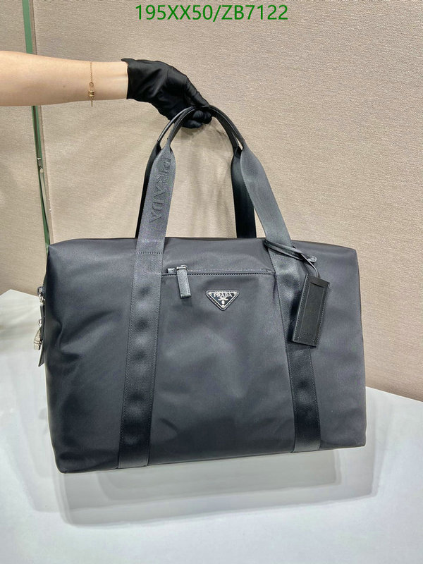 Prada Bag-(Mirror)-Handbag-,Code: ZB7122,$: 195USD