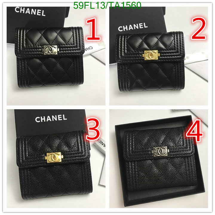 Chanel Bags ( 4A )-Wallet-,Code: TA1560,$: 59USD