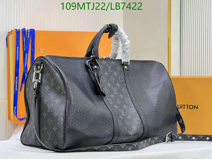 LV Bags-(4A)-Keepall BandouliRe 45-50-,Code: LB7422,$: 109USD