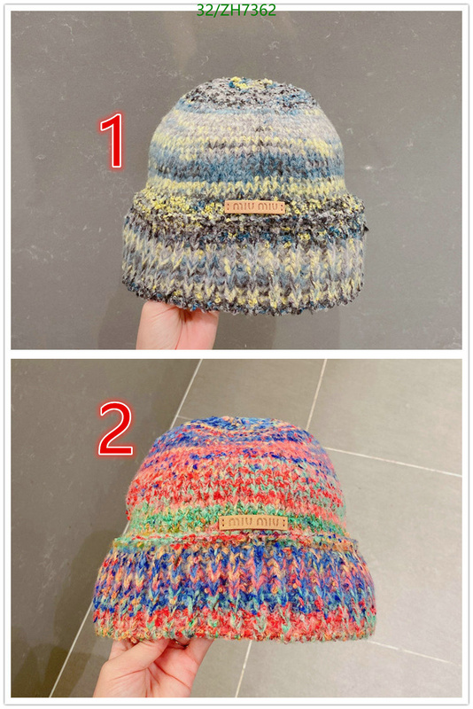 Cap -(Hat)-Miu Miu, Code: ZH7362,$: 32USD