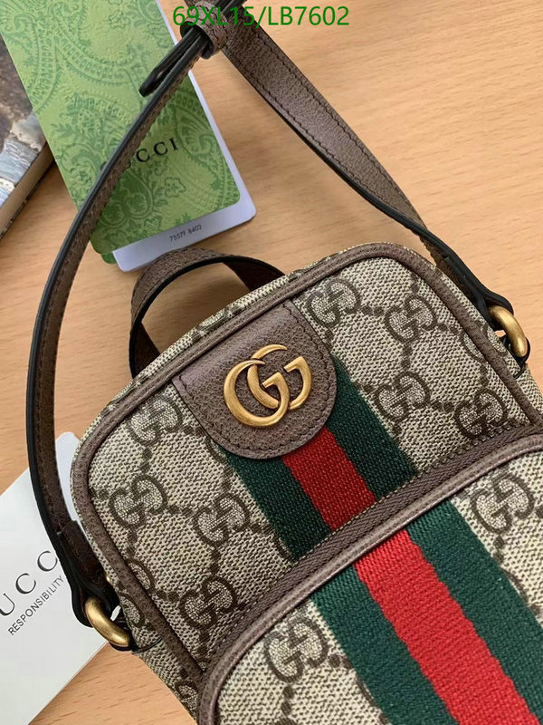 Gucci Bag-(4A)-Ophidia-G,Code: LB7602,$: 69USD