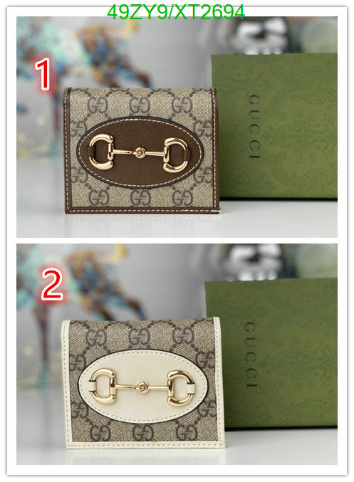 Gucci Bag-(4A)-Wallet-,Code: XT2694,$: 49USD