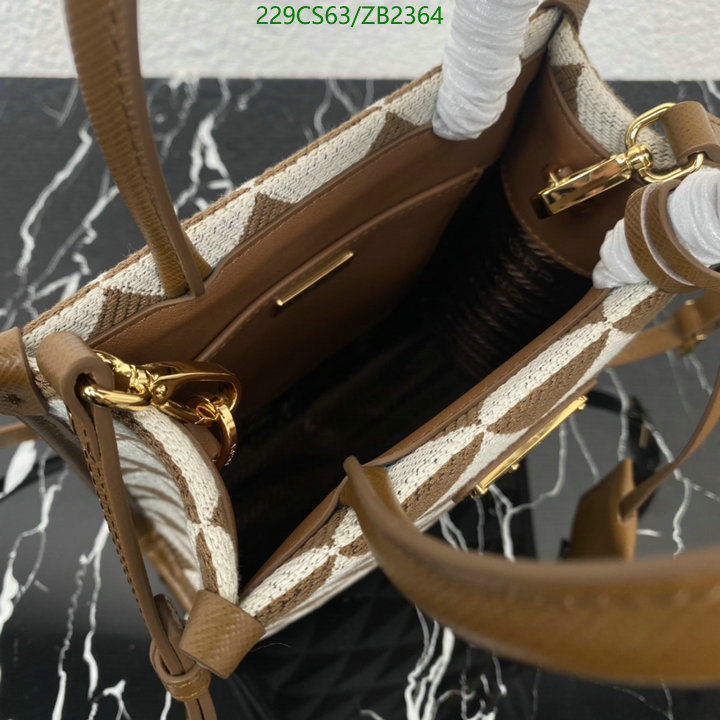 Prada Bag-(Mirror)-Diagonal-,Code: ZB2364,$: 229USD