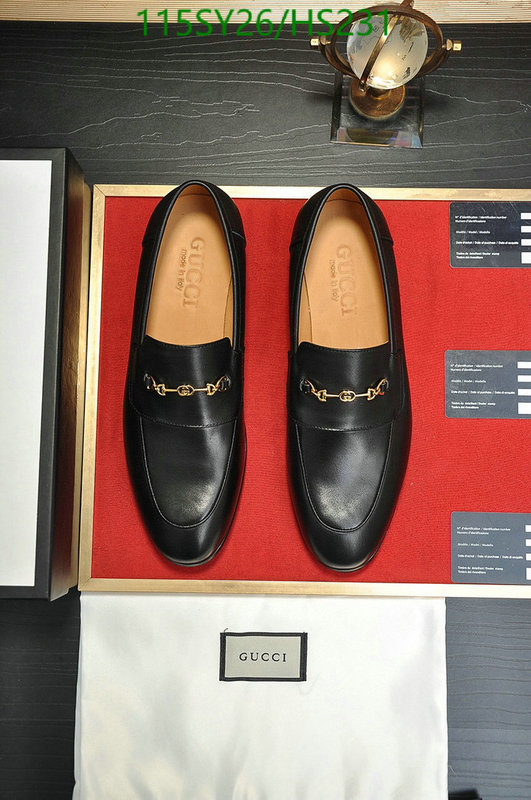 Men shoes-Gucci, Code: HS231,$: 115USD