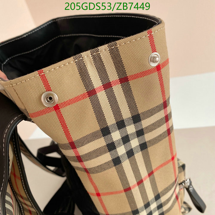 Burberry Bag-(Mirror)-Backpack-,Code: ZB7449,$: 205USD
