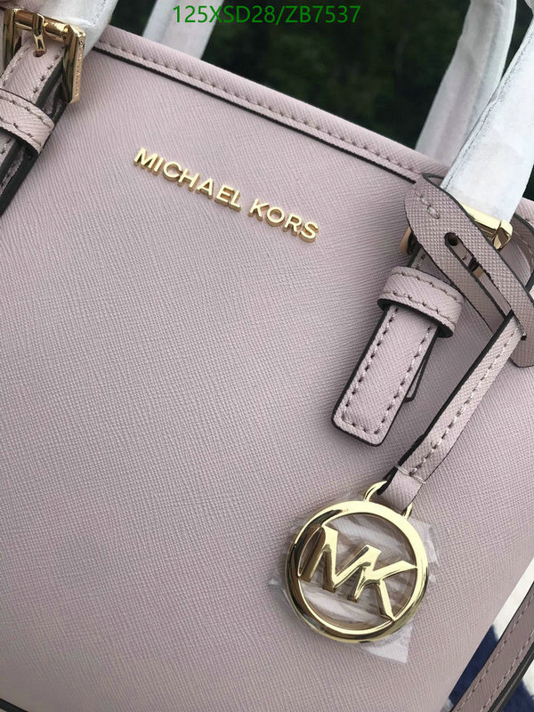 Michael Kors Bag-(Mirror)-Handbag-,Code: ZB7537,$: 125USD