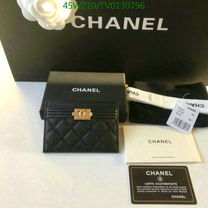 Chanel Bags ( 4A )-Wallet-,Code: TV0130796,$: 45USD