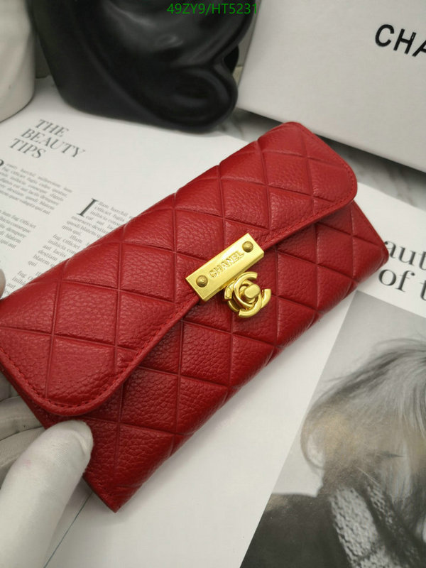 Chanel Bags ( 4A )-Wallet-,Code: HT5231,$: 49USD