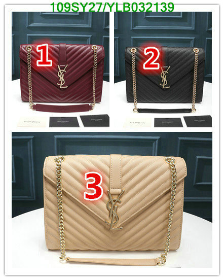 YSL Bag-(4A)-Envelope Series,Code: YLB032139,$: 109USD