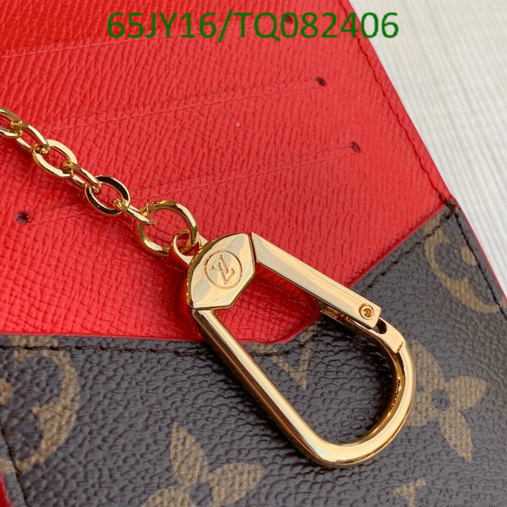 LV Bags-(Mirror)-Wallet-,Code: TQ082406,$: 65USD