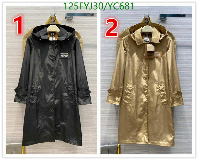 Down jacket Women-Burberry, Code: YC681,$: 125USD