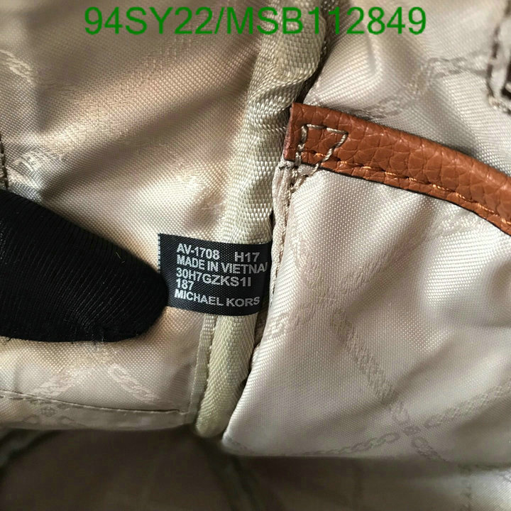 Michael Kors Bag-(4A)-Backpack-,Code: MSB112849,$: 94USD