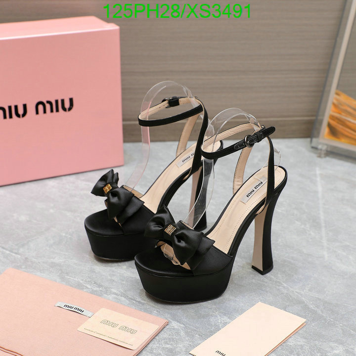 Women Shoes-Miu Miu, Code: XS3491,$: 125USD