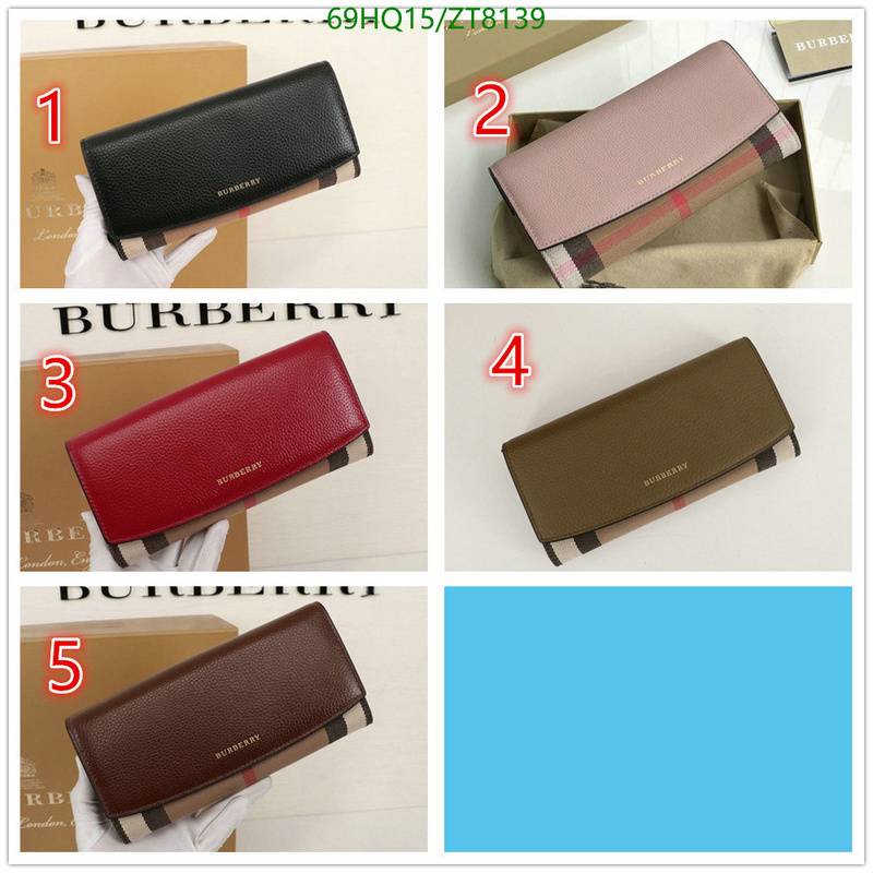 Burberry Bag-(4A)-Wallet-,Code: ZT8139,$: 69USD