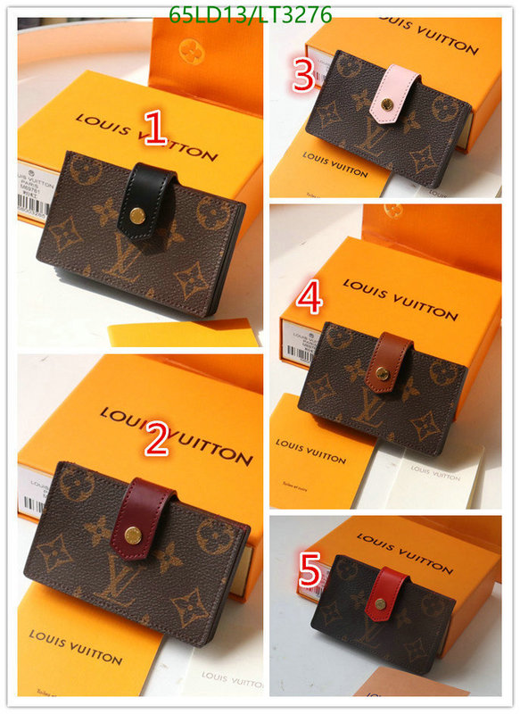 LV Bags-(Mirror)-Wallet-,Code: LT3276,$: 65USD