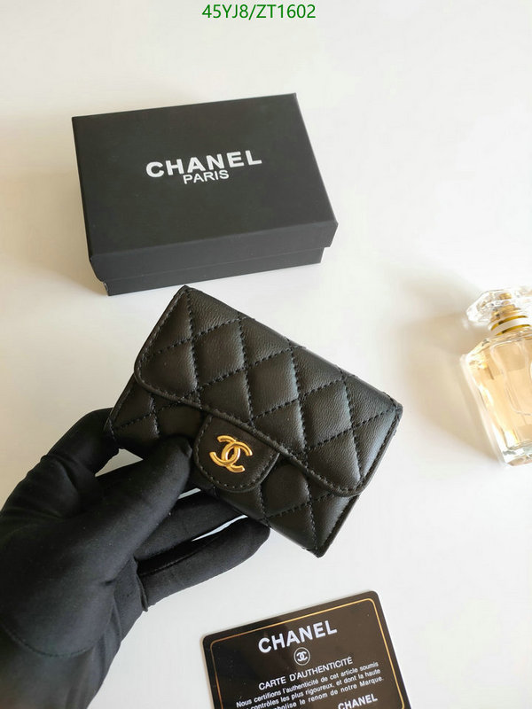 Chanel Bags ( 4A )-Wallet-,Code: ZT1602,$: 45USD