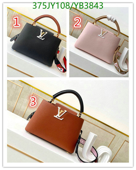 LV Bags-(Mirror)-Handbag-,Code: YB3843,$: 375USD