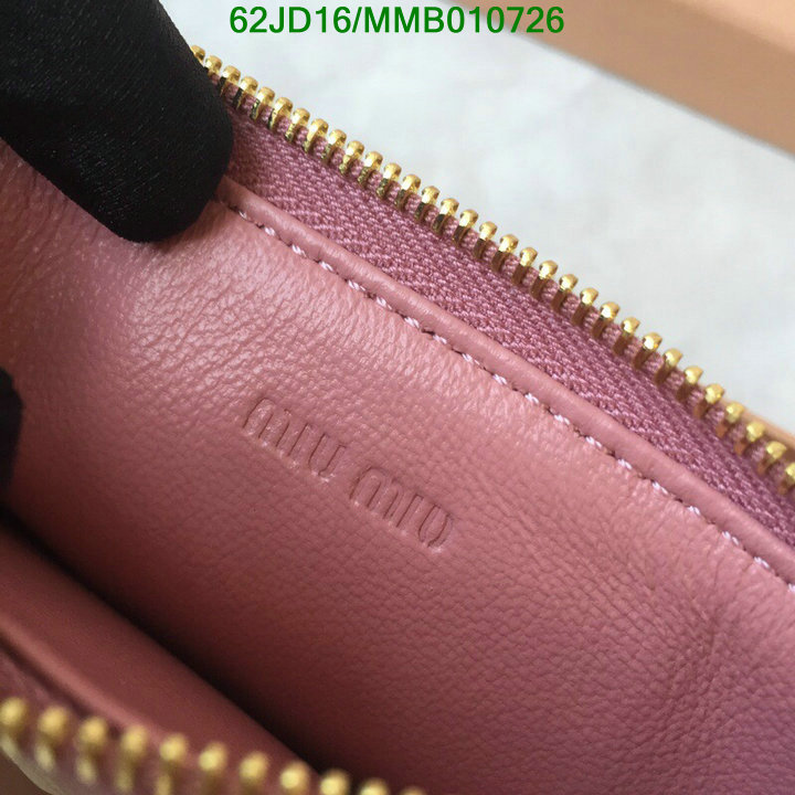 Miu Miu Bag-(Mirror)-Wallet-,Code: MMB010726,$: 62USD