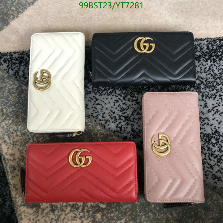 Gucci Bag-(Mirror)-Wallet-,Code: YT7281,$: 99USD