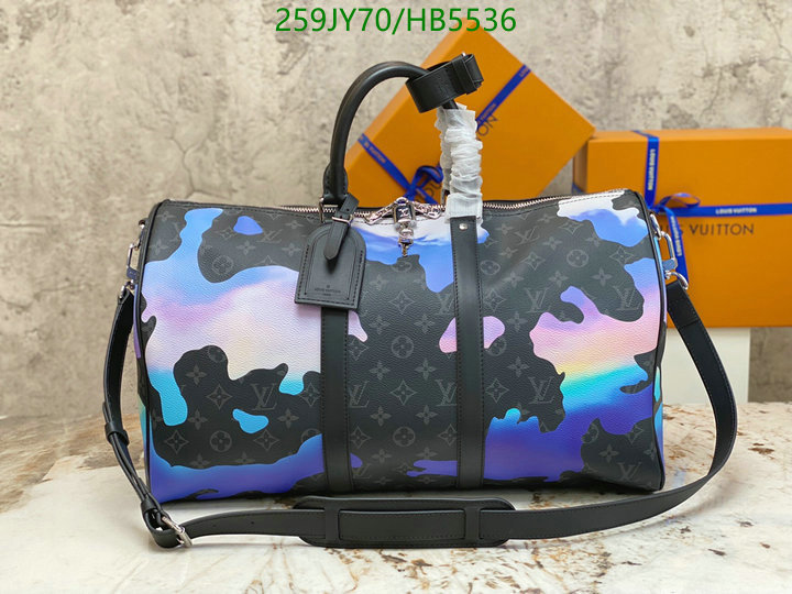 LV Bags-(Mirror)-Keepall BandouliRe 45-50-,Code: HB5536,$: 259USD