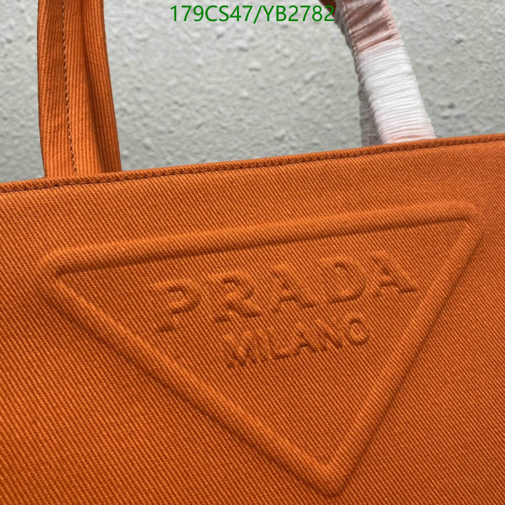 Prada Bag-(Mirror)-Handbag-,Code: YB2782,$: 179USD