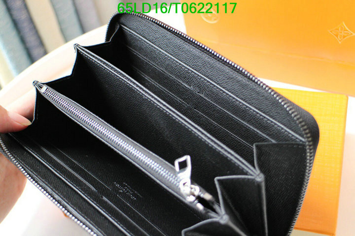 LV Bags-(Mirror)-Wallet-,Code: T0622117,$: 65USD