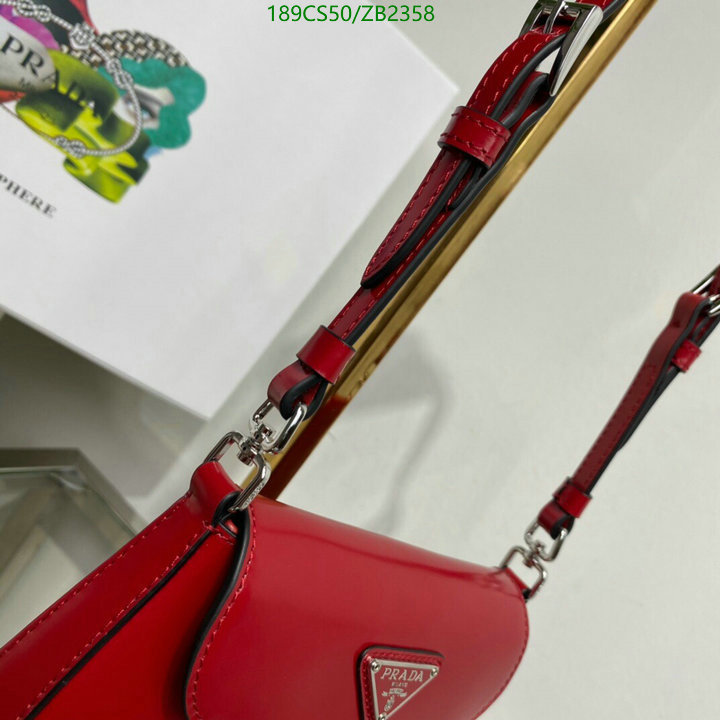 Prada Bag-(Mirror)-Cleo,Code: ZB2358,$: 189USD