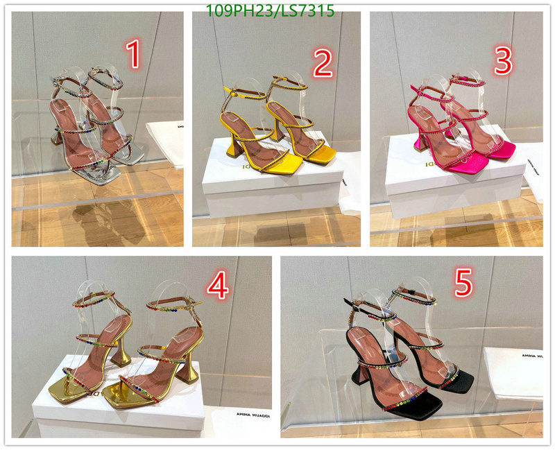 Women Shoes-Amina Muaddi, Code: LS7315,$: 109USD