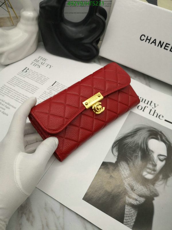 Chanel Bags ( 4A )-Wallet-,Code: HT5231,$: 49USD