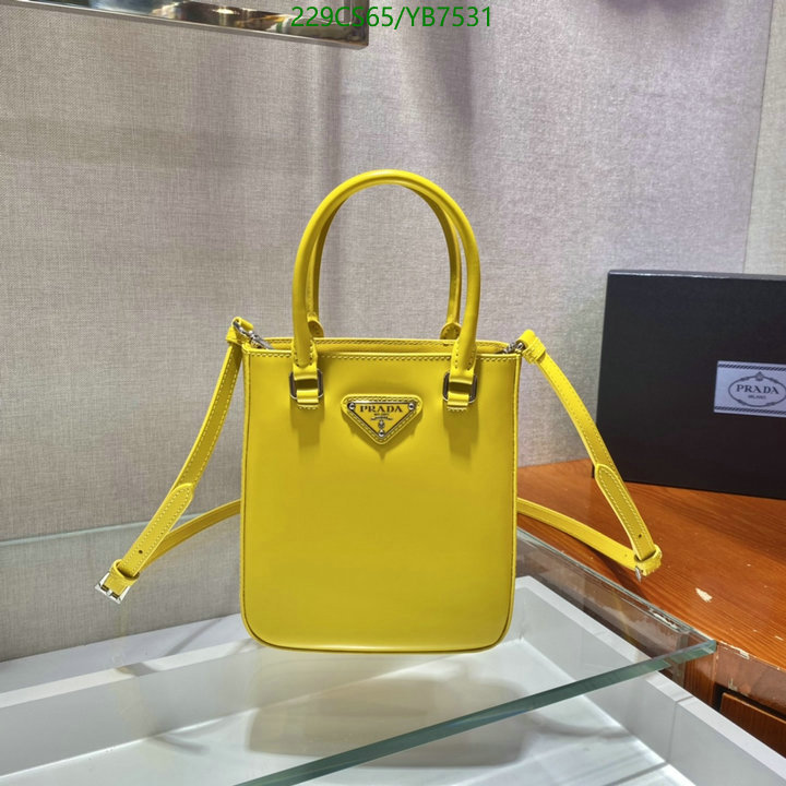 Prada Bag-(Mirror)-Diagonal-,Code: YB7531,$: 229USD