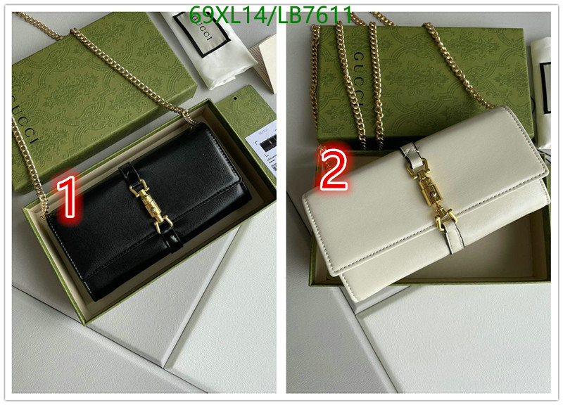 Gucci Bag-(4A)-Diagonal-,Code: LB7611,$: 69USD