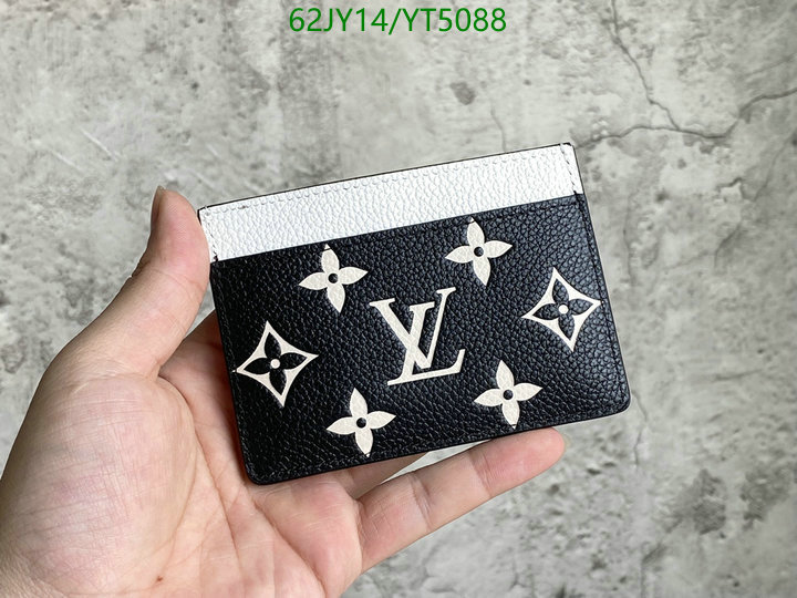 LV Bags-(Mirror)-Wallet-,Code: YT5088,$: 62USD