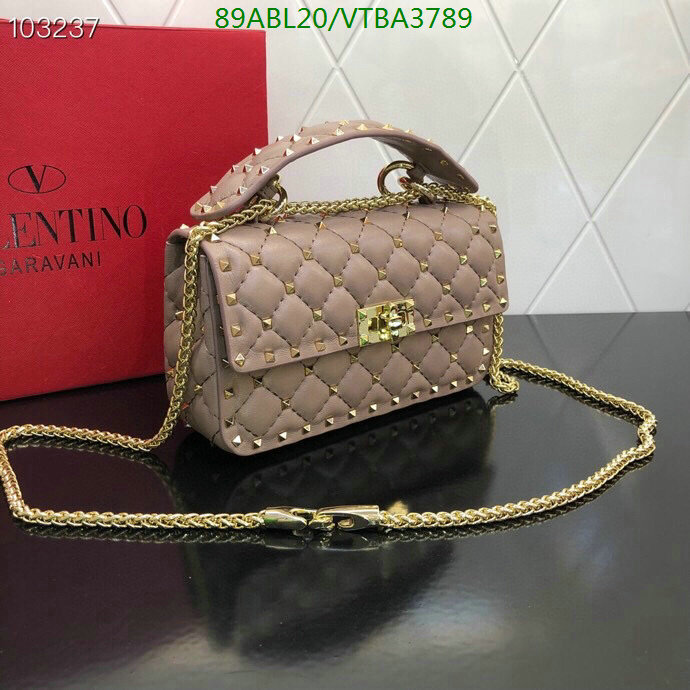 Valentino Bag-(4A)-Rockstud Spike-,Code: VTBA3789,$: 89USD