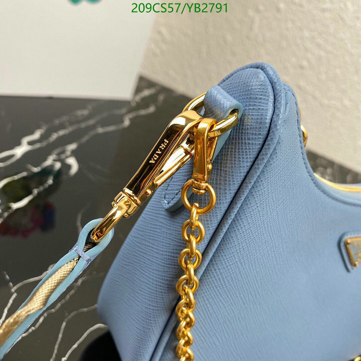 Prada Bag-(Mirror)-Diagonal-,Code: YB2791,$: 209USD