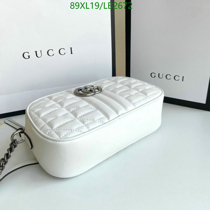 Gucci Bag-(4A)-Marmont,Code: LB2672,$: 89USD